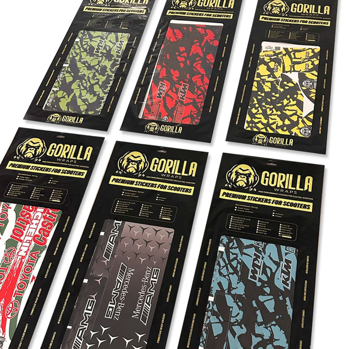 Vinilo para Xiaomi M365, 1S, PRO, PRO 2, MI3 KTM – Fluor – Completo 20 pegatinas