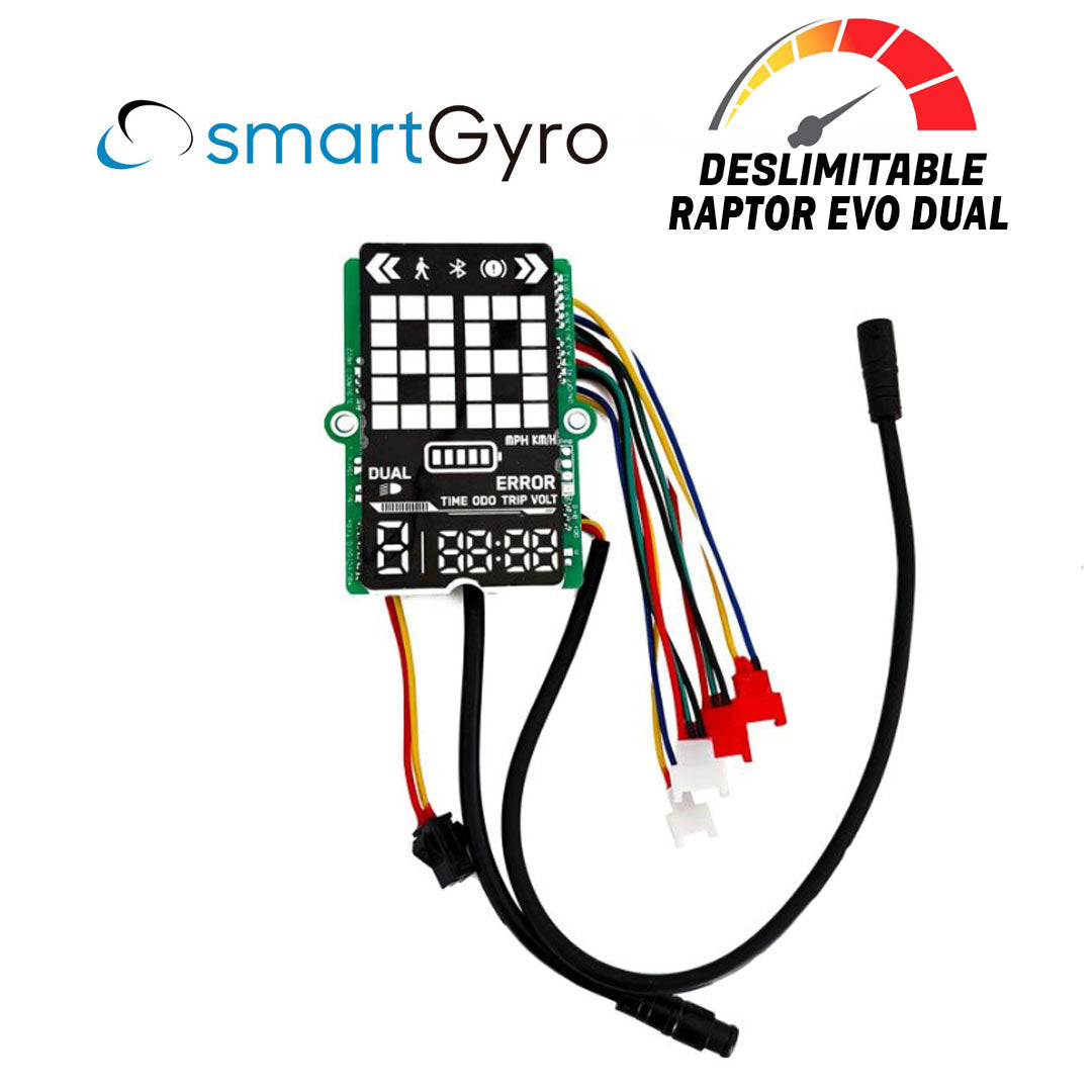 Display Smartgyro Raptor EVO Dual – (Deslimitado 40Km/h)