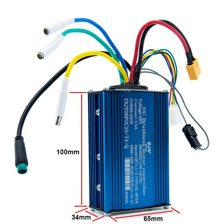 CONTROLADORA DESLIMITABLE SMARTGYRO NO HOMOLOGADO 48V 15A 500W-A 10 - 18 - 25  KM/H CROSSOVER