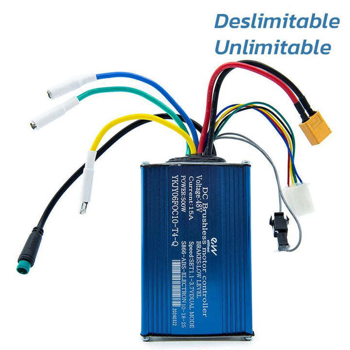 CONTROLADORA DESLIMITABLE SMARTGYRO NO HOMOLOGADO 48V 15A 500W-A 10 - 18 - 25  KM/H CROSSOVER