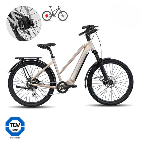 ARENOX Urban Perlado | Bicicleta eléctrica urbana 720 Wh