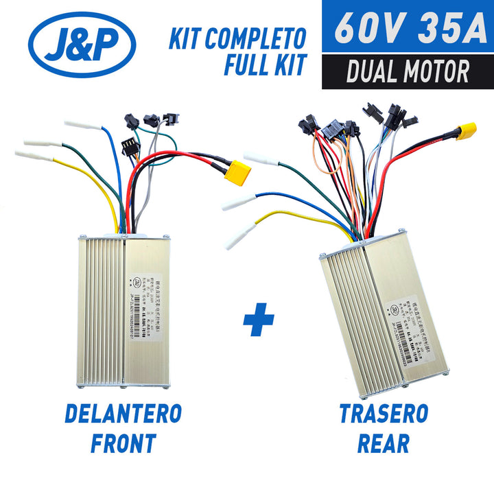 KIT Controladora JP 60V 35A – (Delantero + Trasero) [JP]