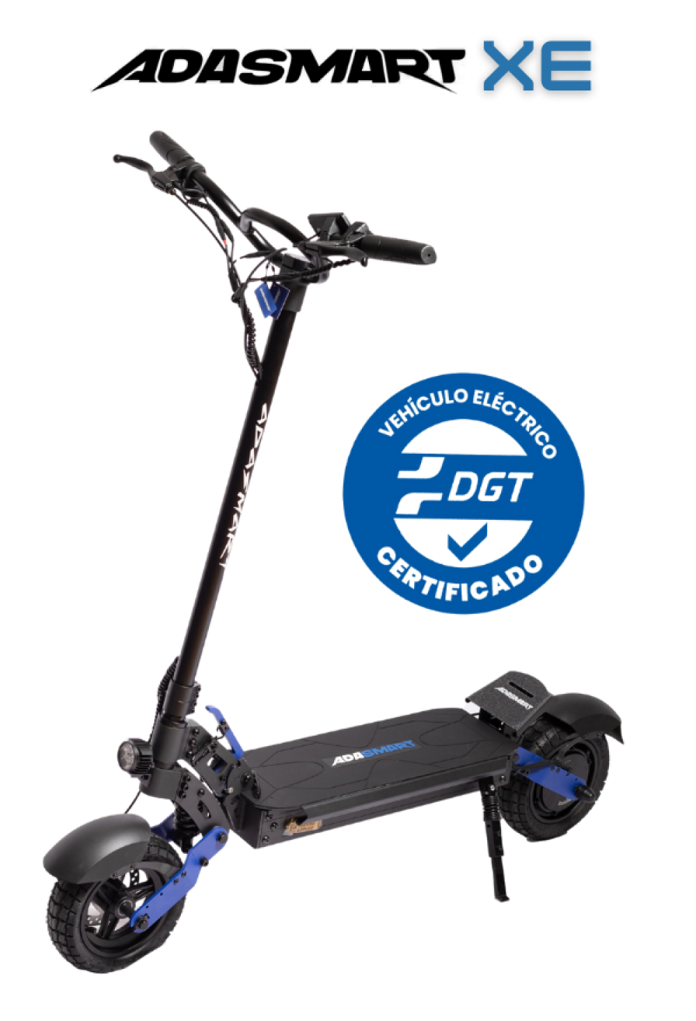 Patinete Eléctrico Adasmart XE 800W 23,4Ah Celdas EVE | Long Range 80 km